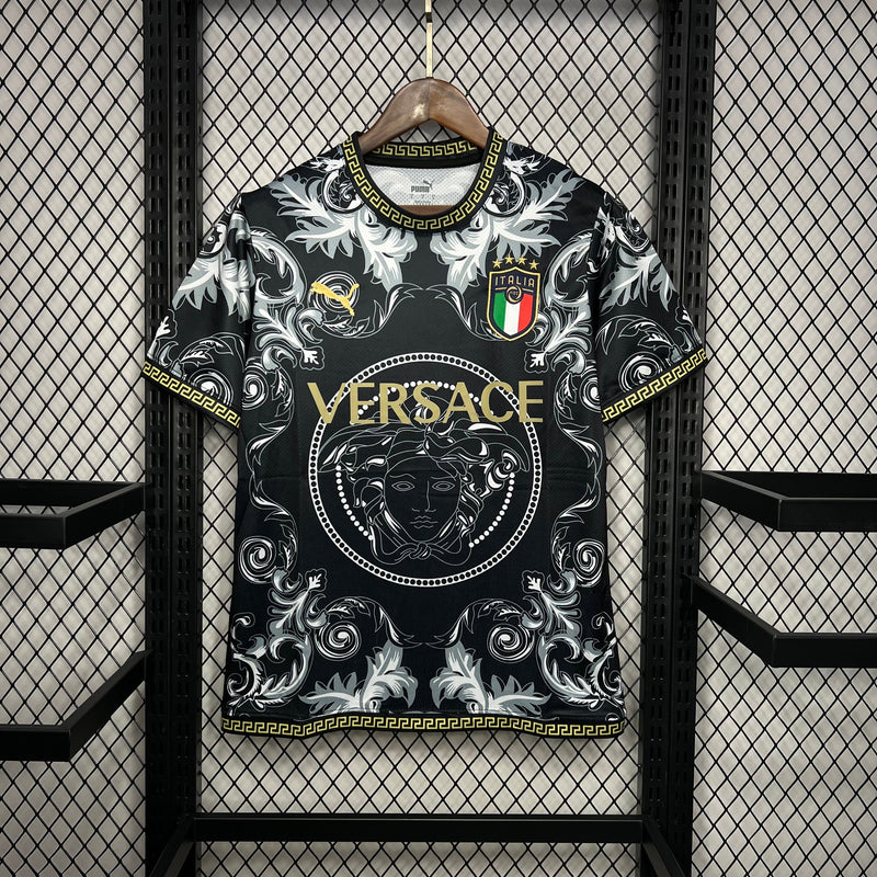 Camisa Itália Versace Co-Branded Edition 23/24 - Adidas Torcedor Masculina