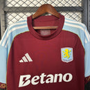 Camisa Aston Villa Home 25/26 Castore Torcedor Masculina - Lançamento