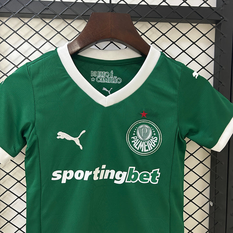 Kit Infantil Palmeiras Titular 25/26 - Lançamento