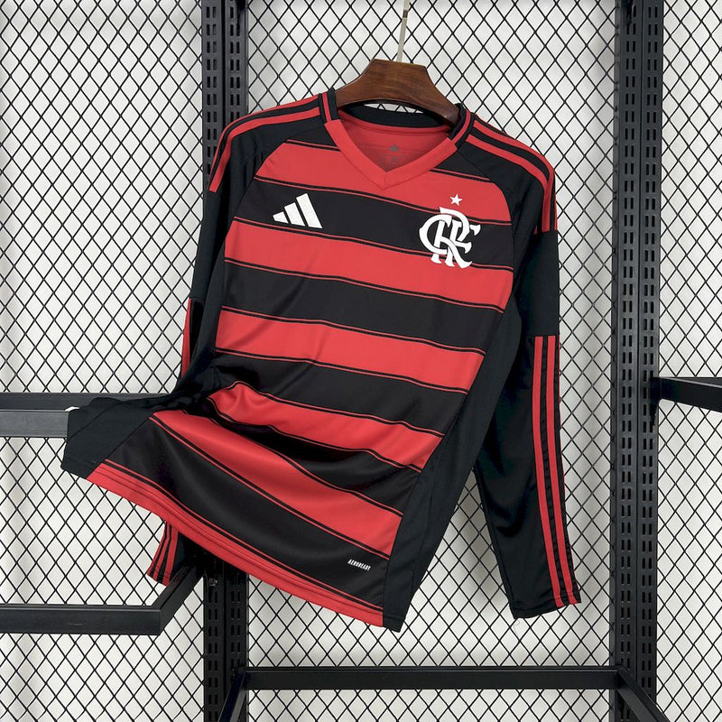 Camisa Flamengo Home Manga Longa 25/26 - Tocedor Masculina